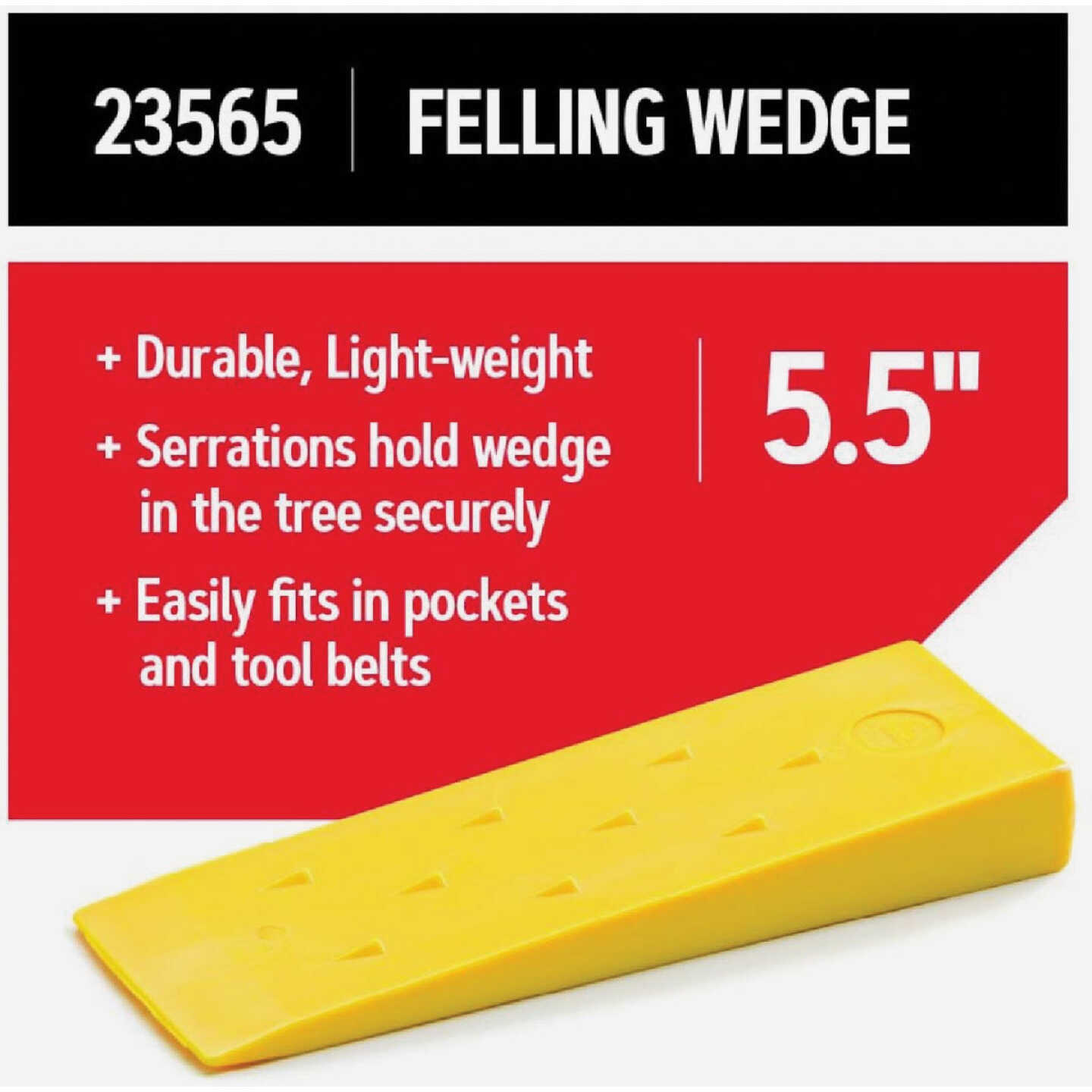 Oregon 5-1/2 In. Plastic Felling Wedge Image 2