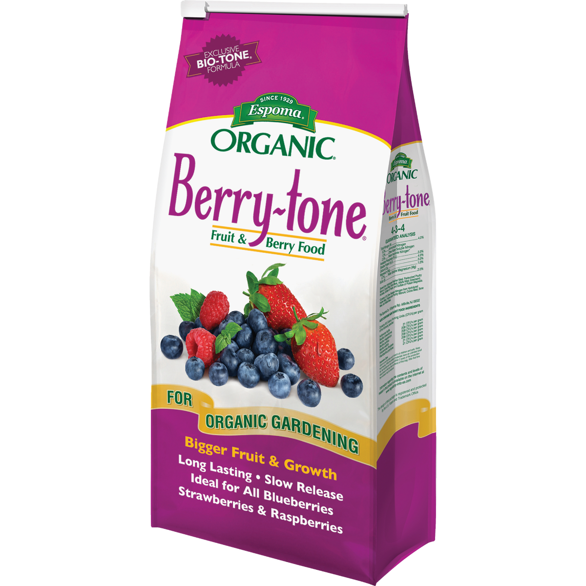 Espoma Organic Berry-tone 4 Lb. 4-3-4 Dry Plant Food
