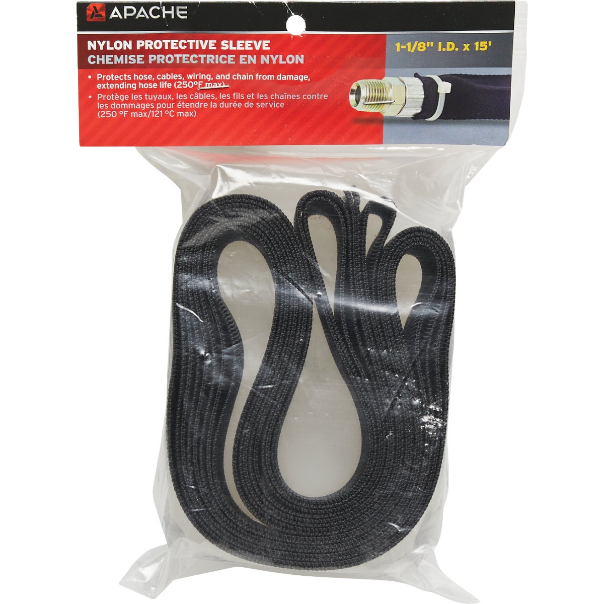 Apache 1.125 In. x 15 Ft. Nylon Hydraulic Hose Protective Sleeve Image 2