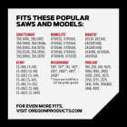 Oregon AdvanceCut 16 In. 56 Drive Links Reversible Bar & S56 Chain Replacement Combo Image 4