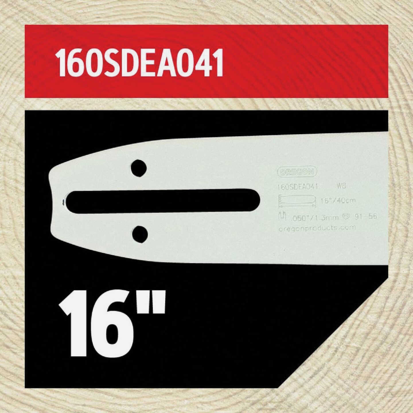 Oregon AdvanceCut 16 In. 56 Drive Links Reversible Bar & S56 Chain Replacement Combo Image 5