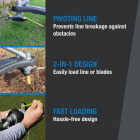 Shakespeare Fixed Feed Universal Ballistic Hybrid Trimmer Head Image 2