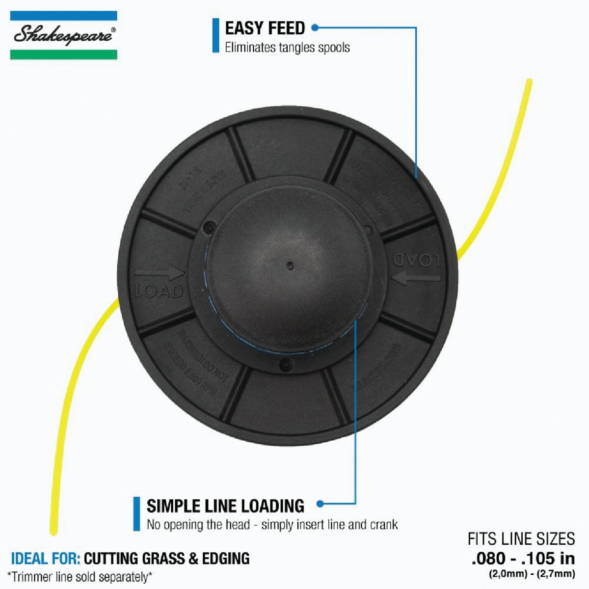 Shakespeare Auto Winder Bump Feed Trimmer Head Image 5