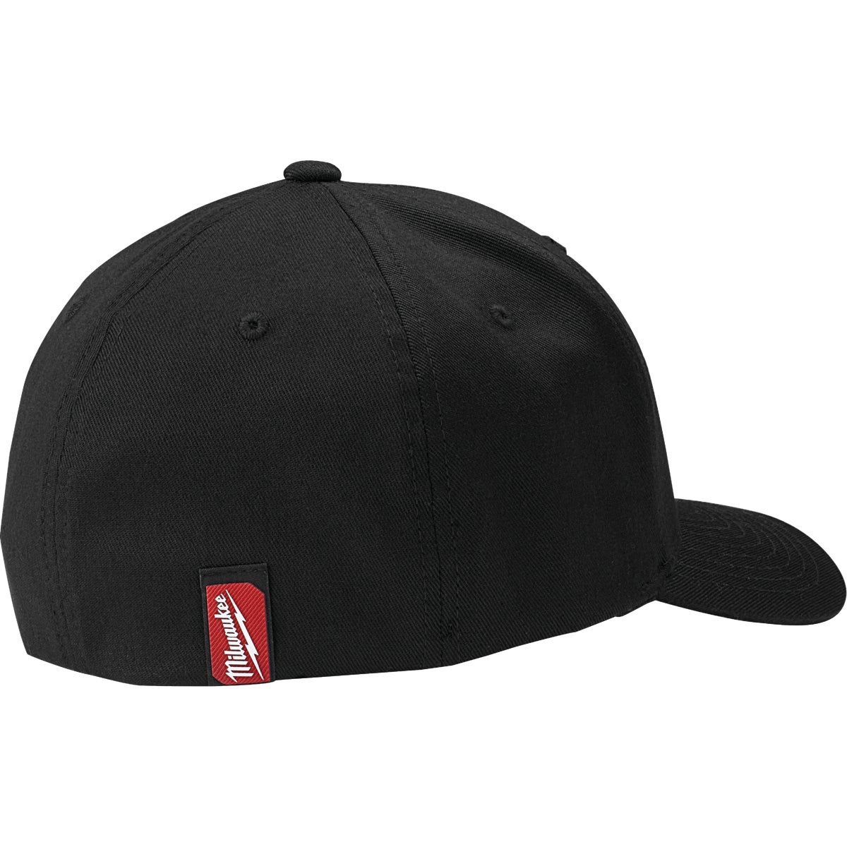 Milwaukee FlexFit Black Fitted Hat, L/XL Image 2