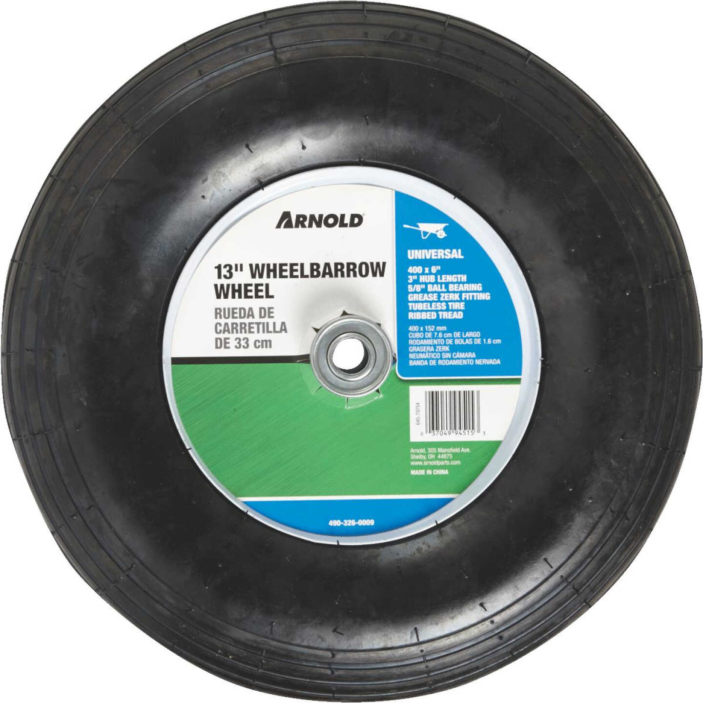 400X6 WHEELBARROW WHEEL Image 2