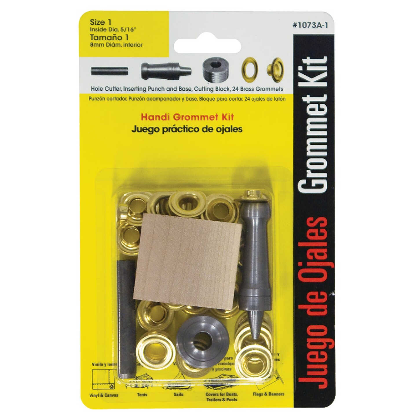 Lord & Hodge 5/16 In. Brass Grommet Kit Image 1