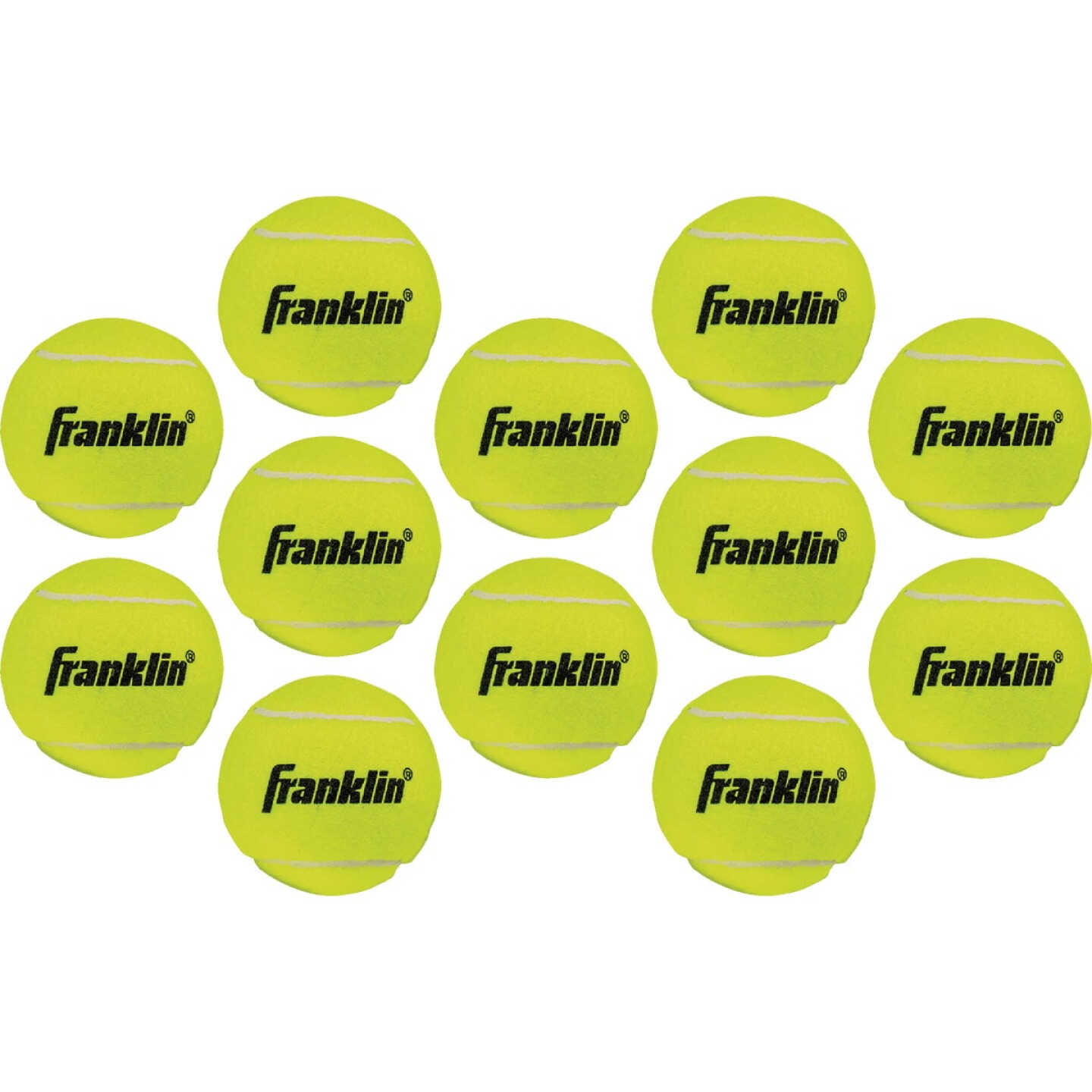 Franklin Yellow Practice Tennis Balls (12-Pack) Image 1