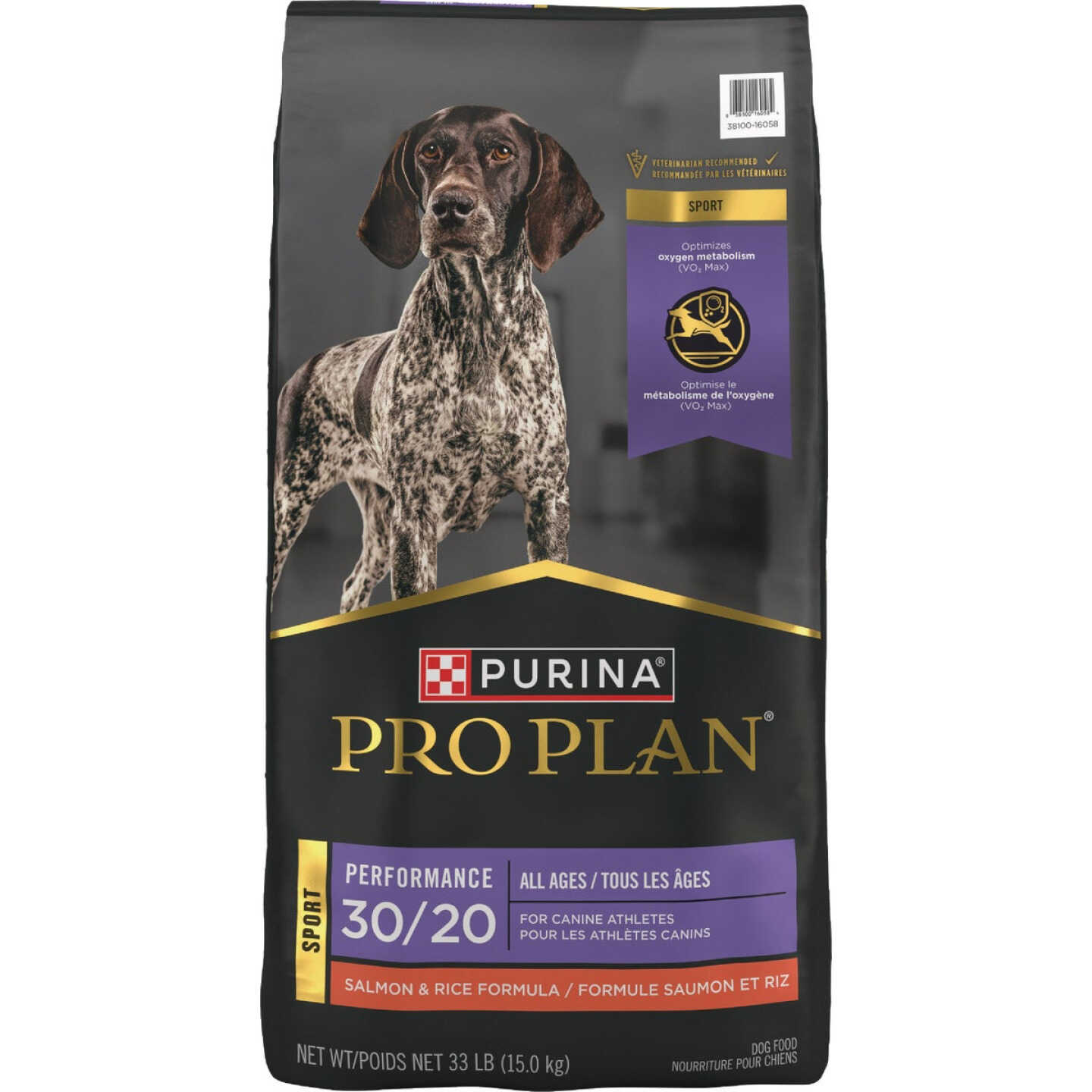 Purina Pro Plan 33 Lb. Salmon & Rice Formula Sport Performance 30/20 Dry Dog Food Image 1