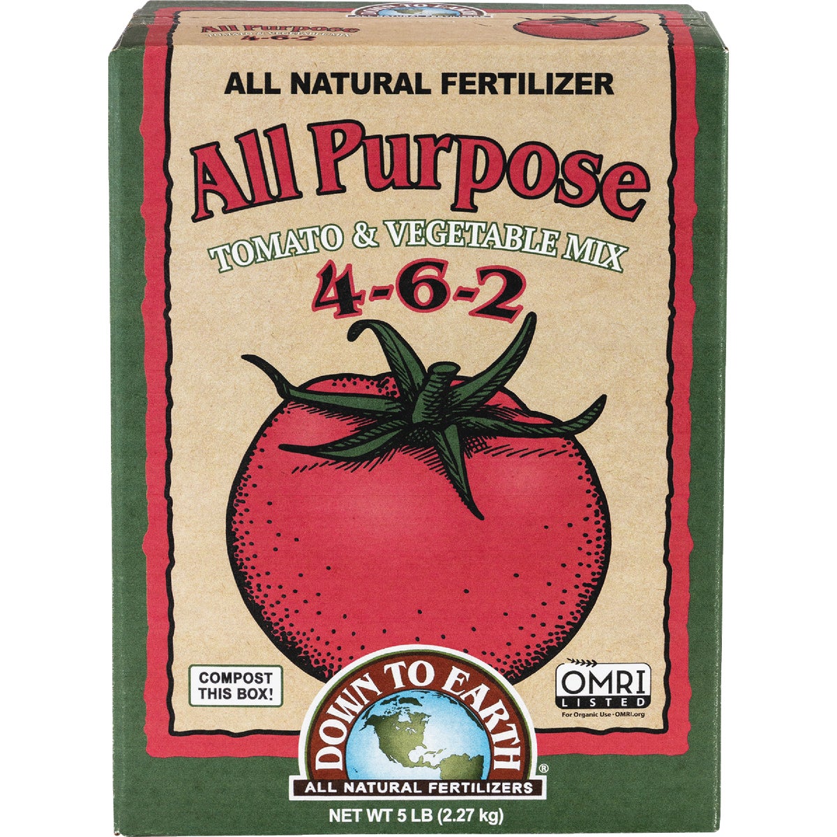 Down To Earth 5 Lb. 4-6-2 All Purpose Mix