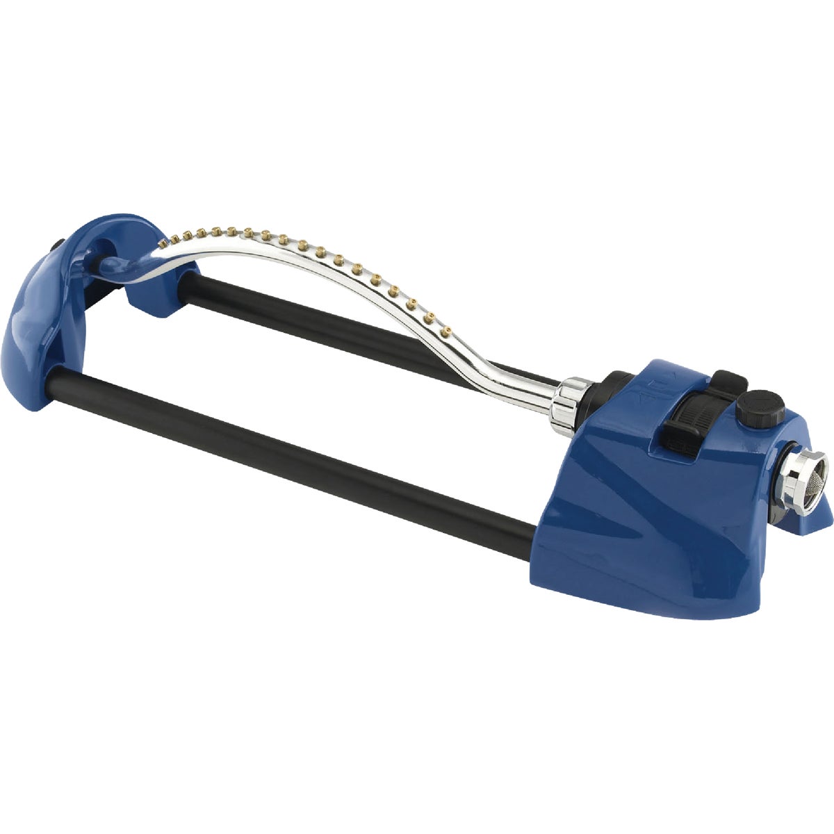 Dramm ColorStorm Heavy-Duty Metal 3000 Sq. Ft. Blue Oscillating Sprinkler