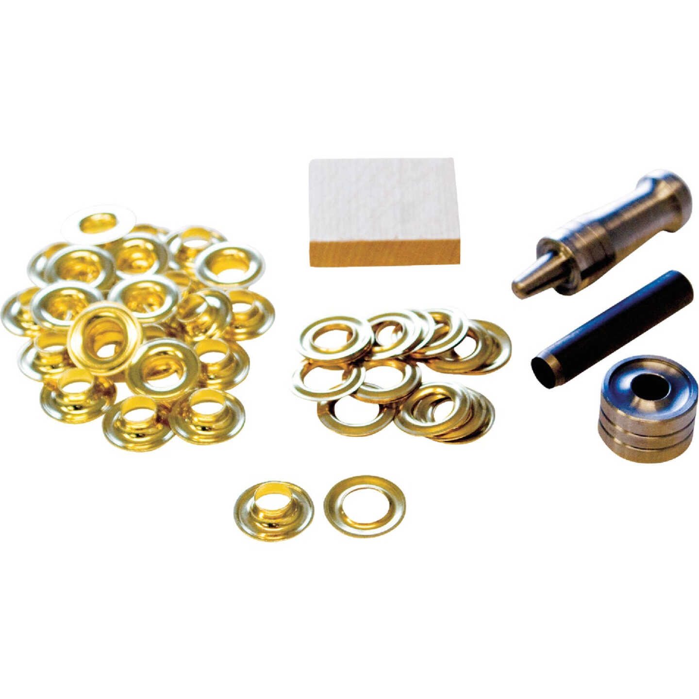 Lord & Hodge 3/8 In. Brass Grommet Kit Image 1