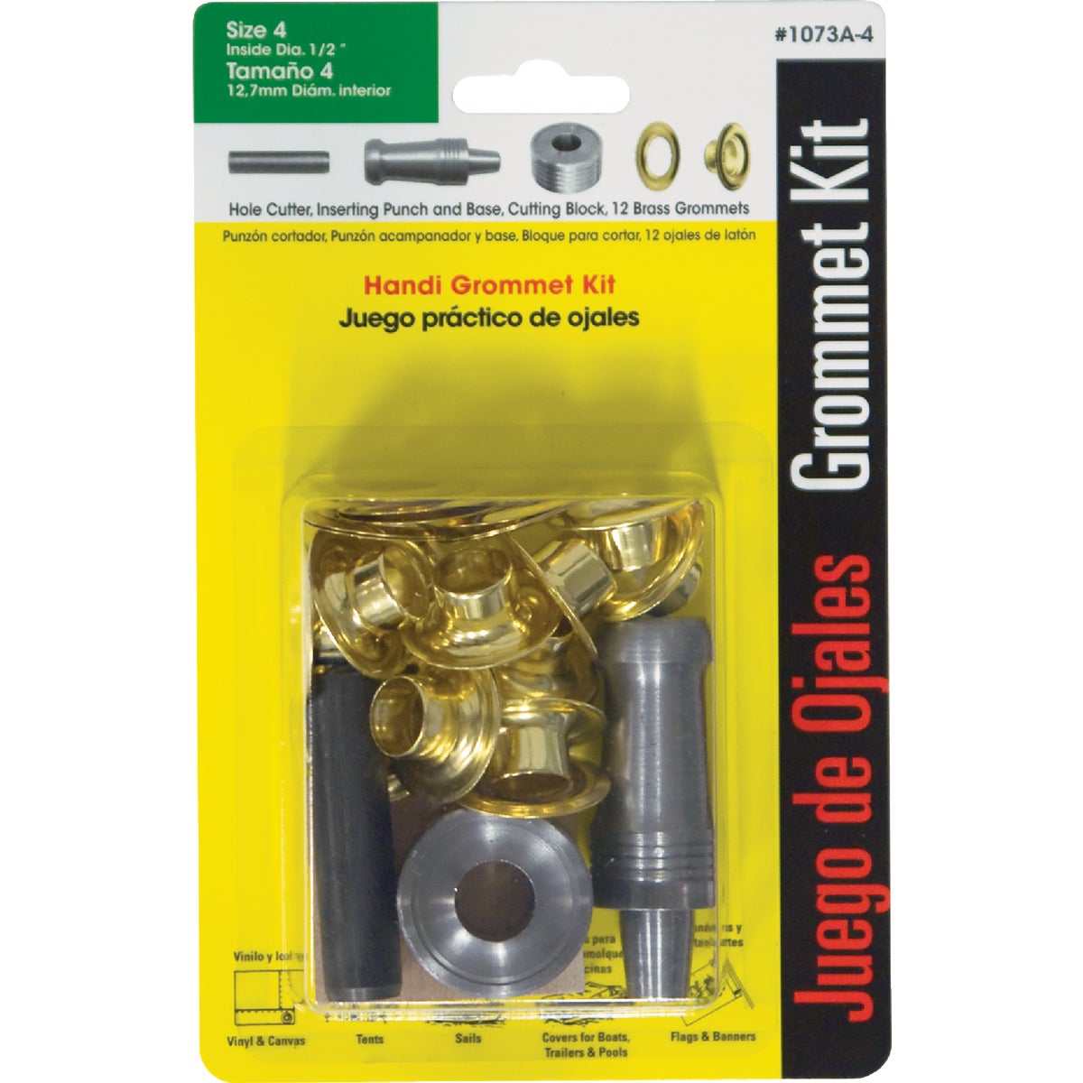 Lord & Hodge 3/8 In. Brass Grommet Kit Image 2