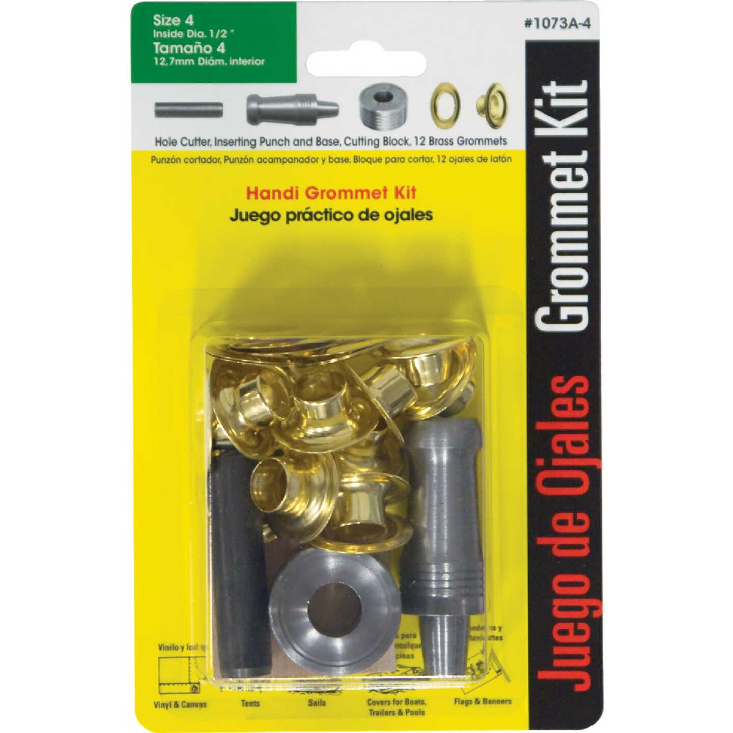 Lord & Hodge 3/8 In. Brass Grommet Kit Image 2