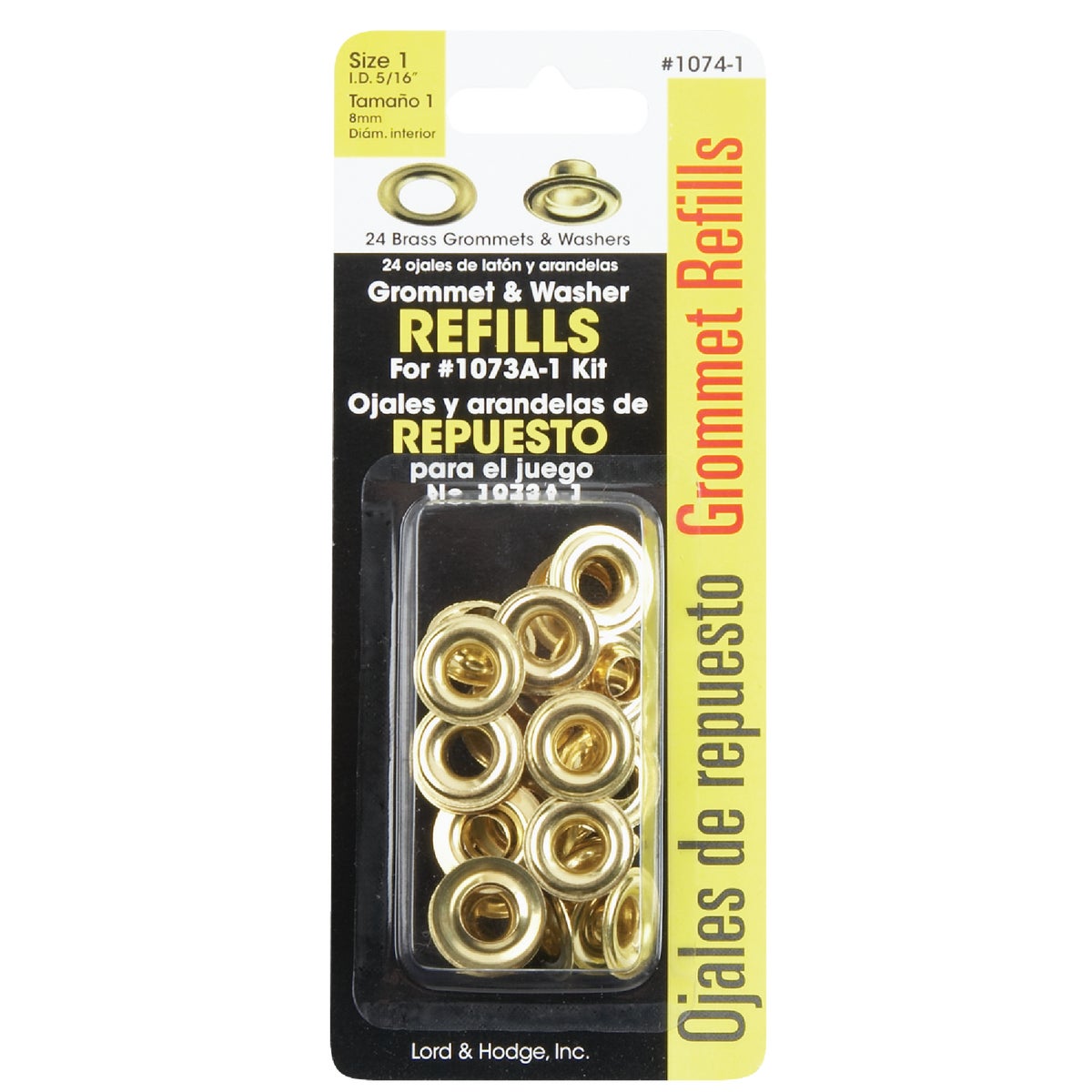 Lord & Hodge 5/16 In. Brass Grommet Refills (24 Ct.) Image 2