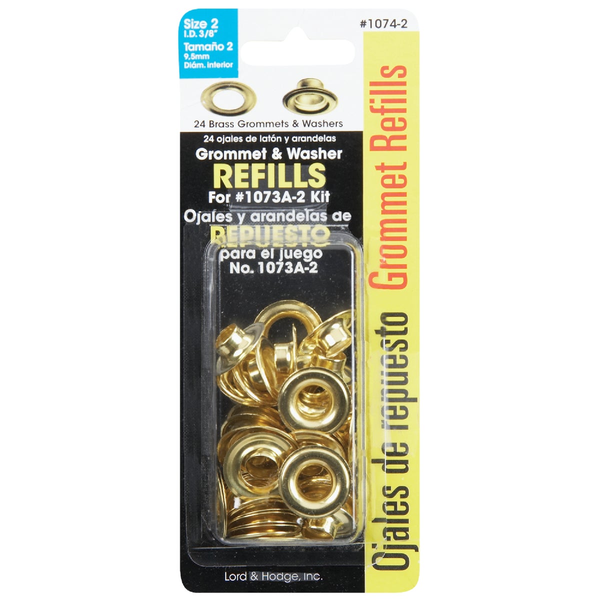 Lord & Hodge 3/8 In. Brass Grommet Refills (24 Ct.) Image 2