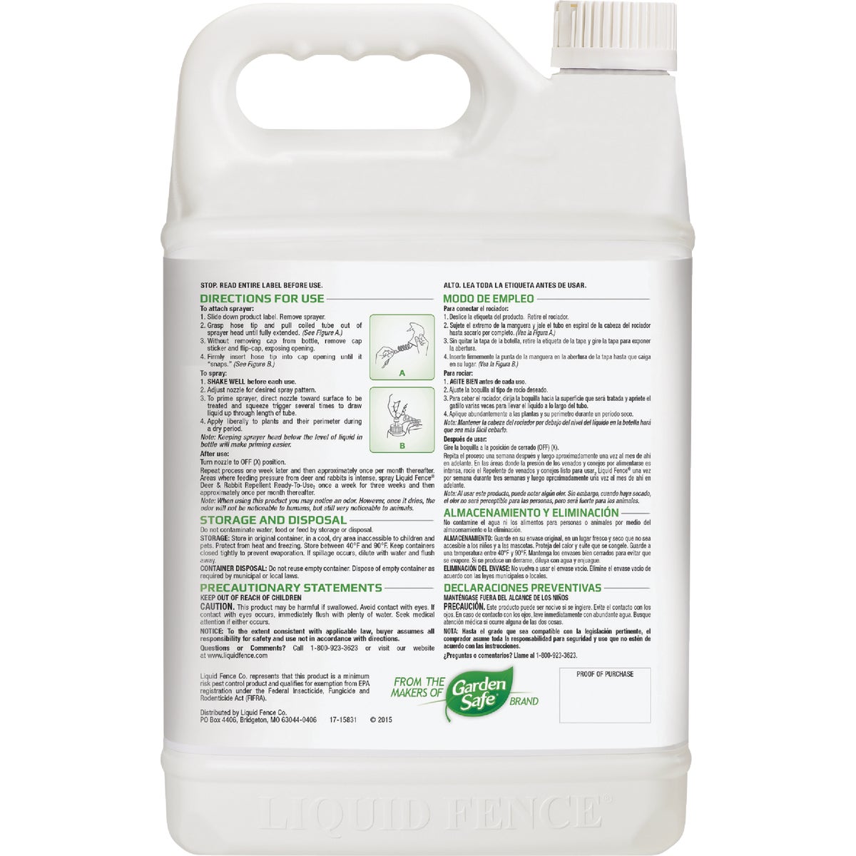 Liquid Fence 1 Gal. Ready To Use Deer & Rabbit Repellent Image 4