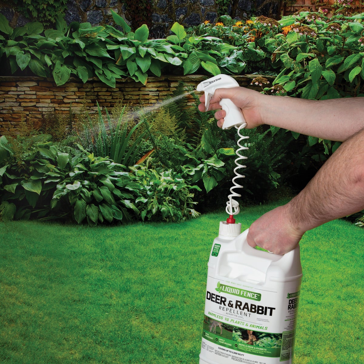 Liquid Fence 1 Gal. Ready To Use Deer & Rabbit Repellent Image 2