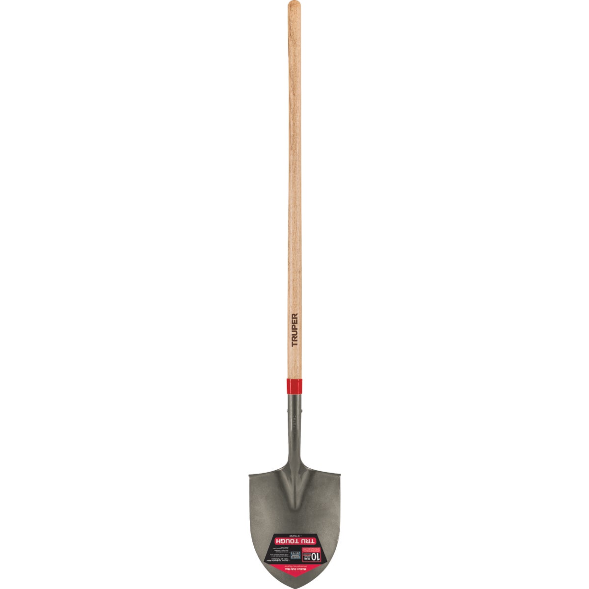 Truper Tru Tough #2 Irrigation Shovel with 48 In. Premium Hardwood Handle