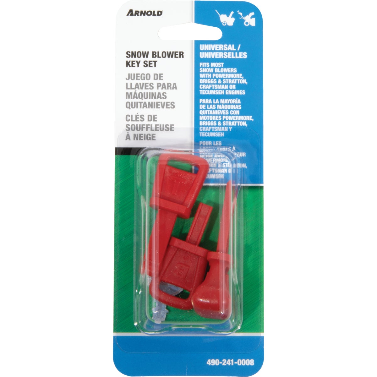Arnold Universal Snow Blower Key Set (4-Piece) Image 2