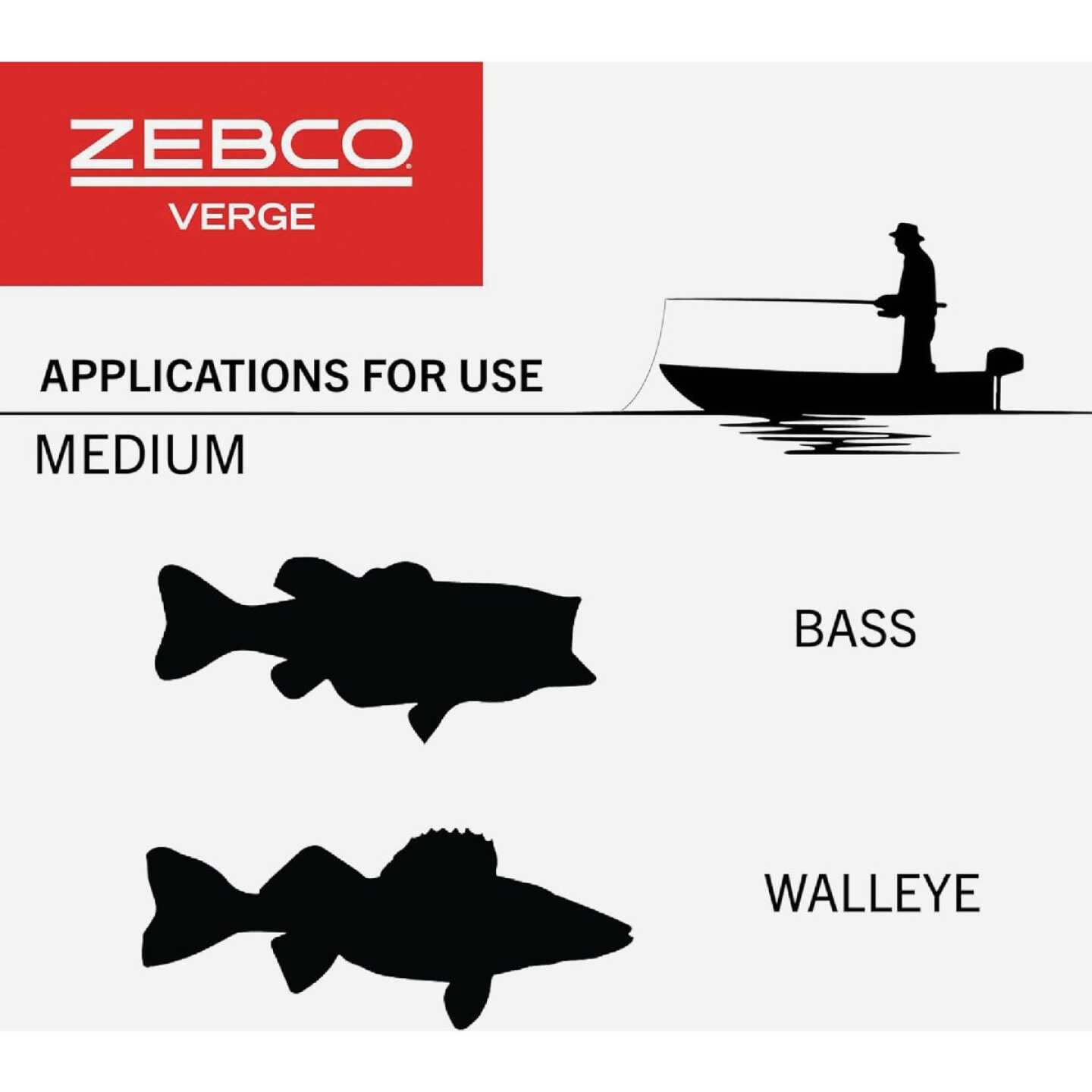 Zebco Verge 6 Ft. 6 In. Graphite Fishing Rod & Medium Spinning Reel Image 8