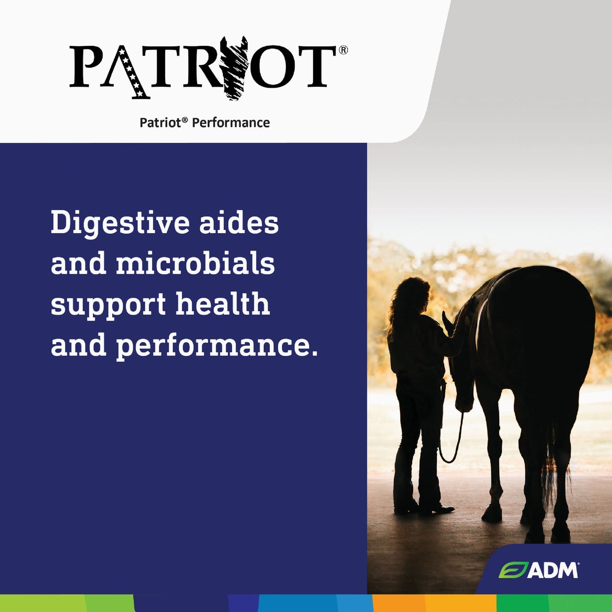 ADM Patriot 50 Lb. Performance Equine Feed Image 5