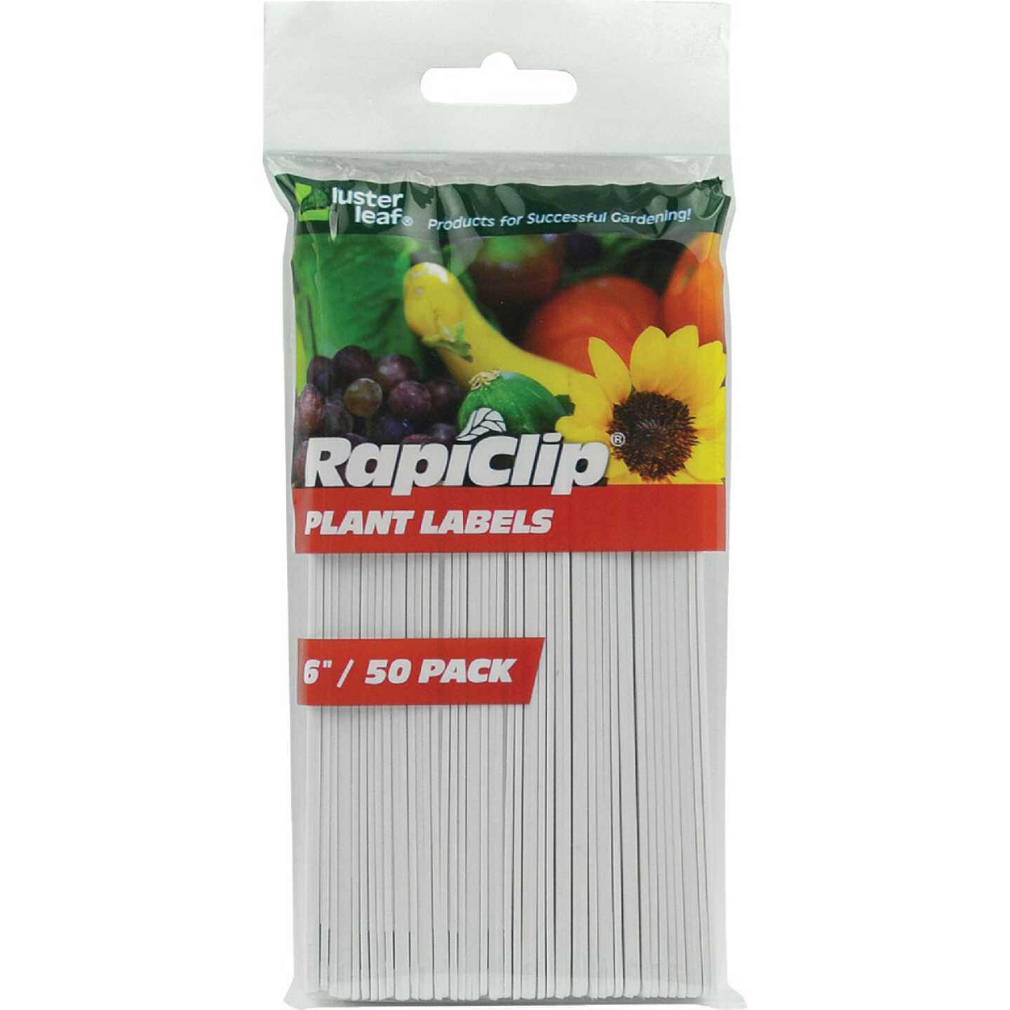 Rapiclip 6 In. Plastic Garden Marker Plant Label (50-Pack) Image 1