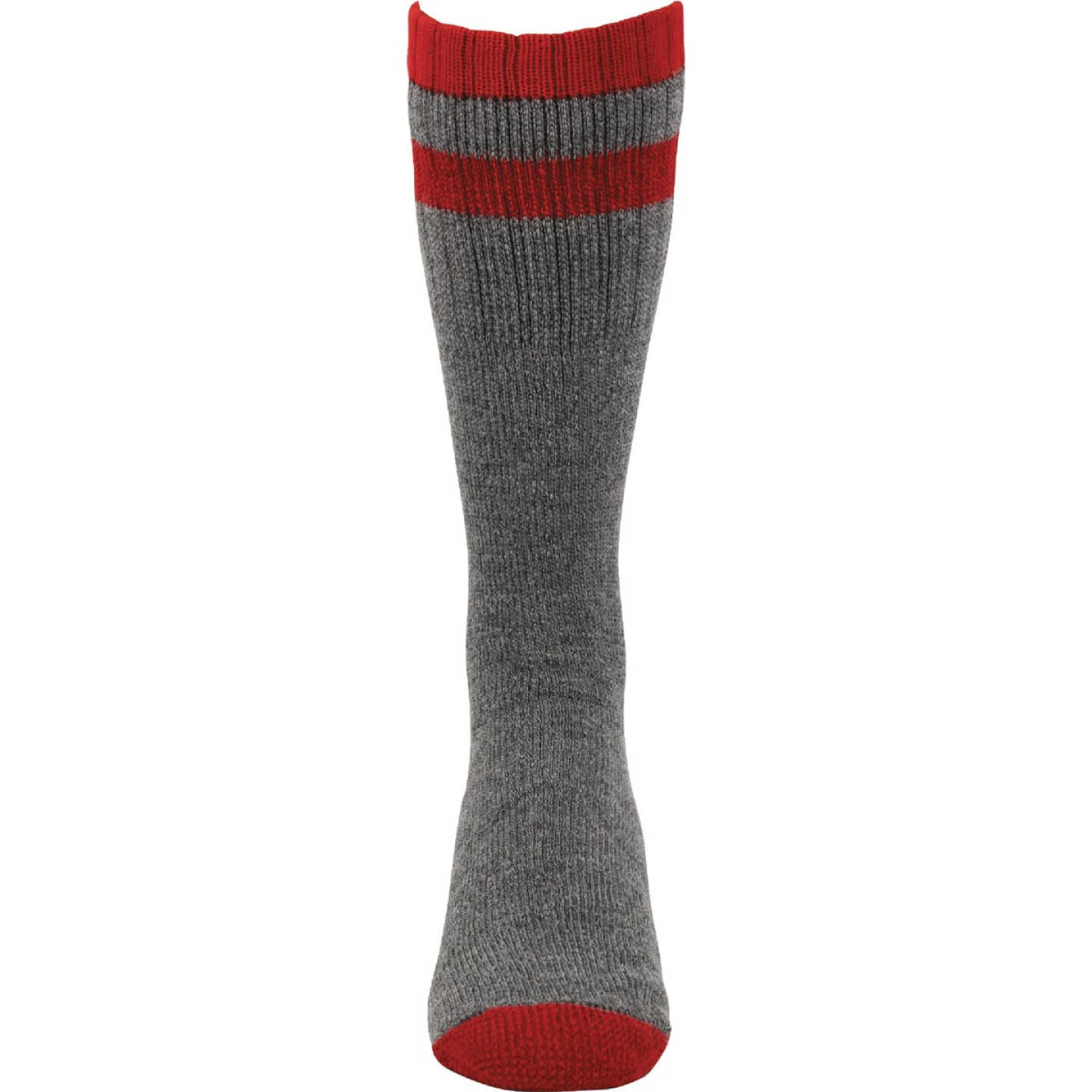 Railroad Sock Men's Red Stripe Wool Sock Image 1