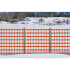 Tenax Sno-Guard 4 Ft. H. x 100 Ft. L. Polyethylene Snow Safety Fence, Orange Image 2