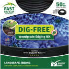 Master Mark Dig-Free 1.5 In. H. x 50 Ft. L. Black Recycled Plastic Landscape Edging Image 6