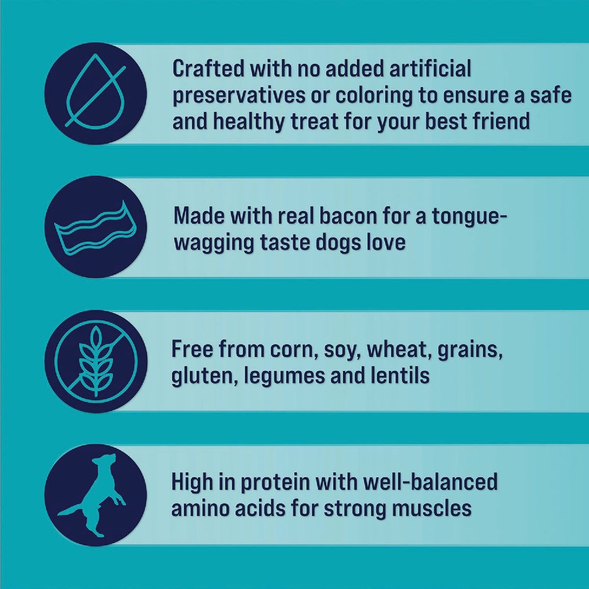 Stewart PuffPops 5.8 Oz. Bacon, Egg, & Cheese Freeze-Dried Dog Treats Image 5