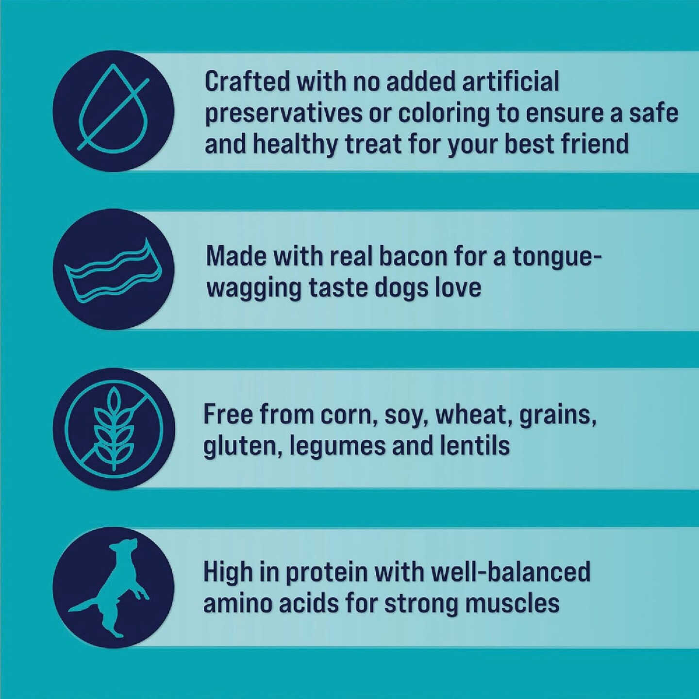 Stewart PuffPops 5.8 Oz. Bacon, Egg, & Cheese Freeze-Dried Dog Treats Image 5