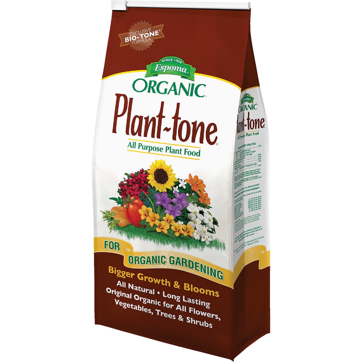 Espoma Organic 8 Lb. 5-3-3 Plant-tone Dry Plant food Image 1