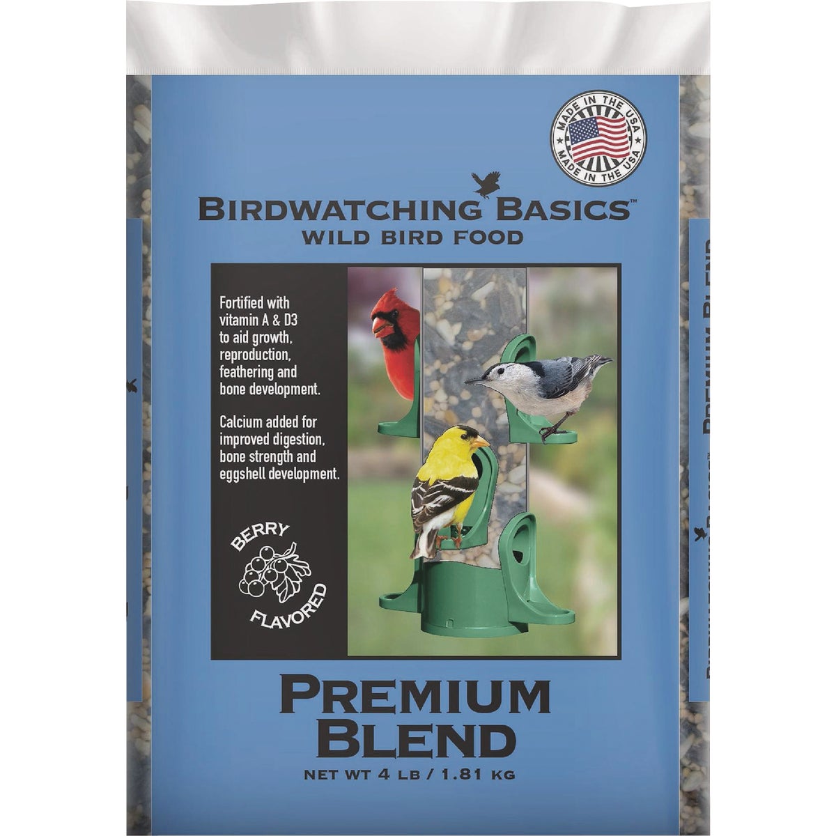 Birdwatching Basics 4 Lb. Premium Blend Wild Bird Food