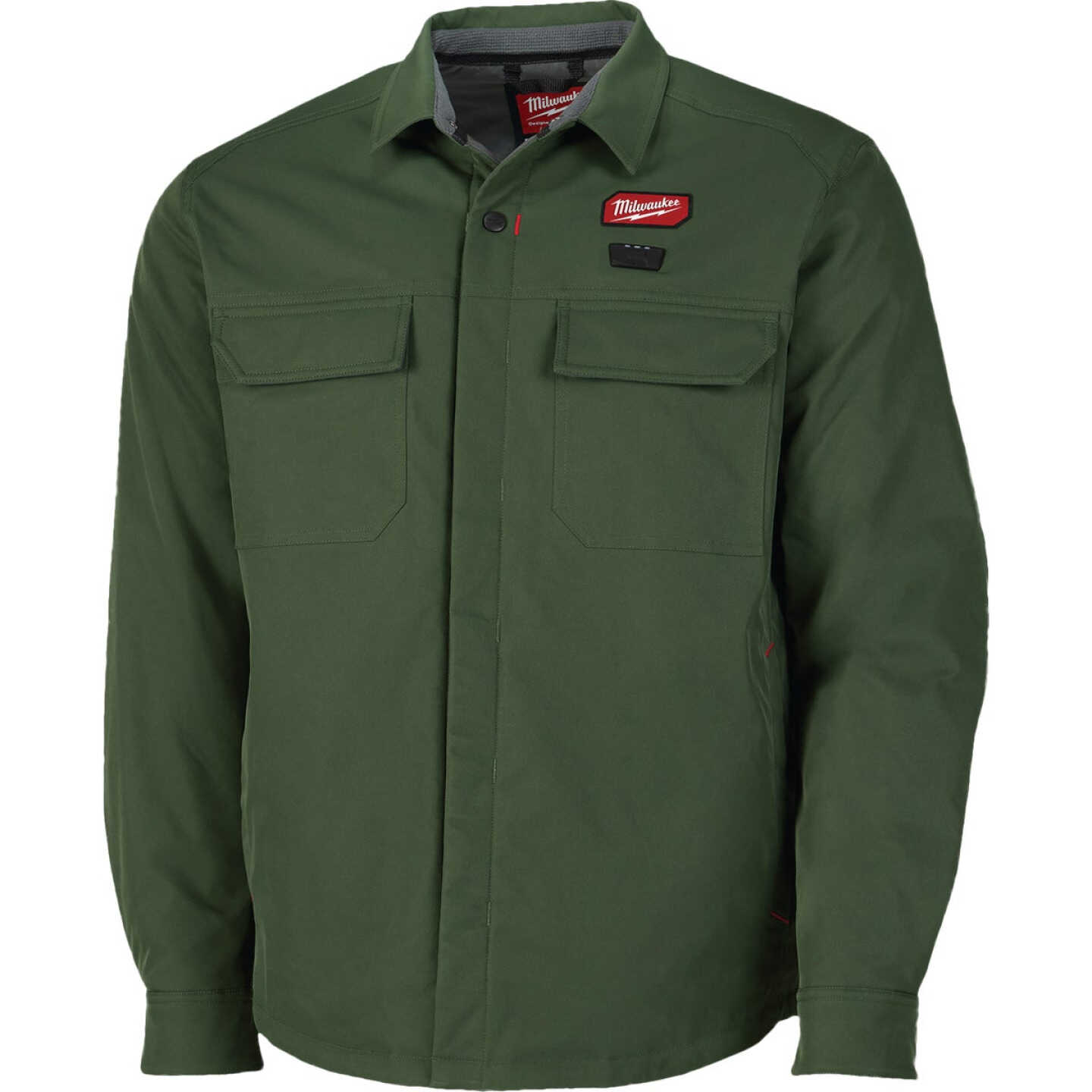 Milwaukee M12 Men's 2XL Green Heated Shirt Jacket Image 1
