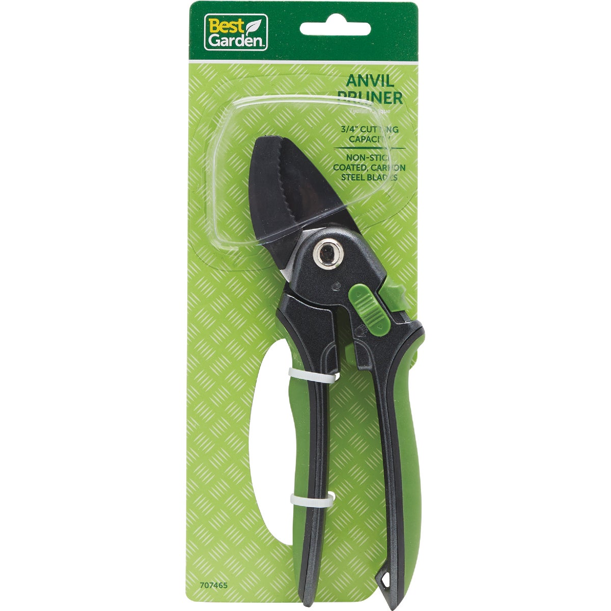 Best Garden 7.5 In. Poly Ergonomic Anvil Pruner Image 2