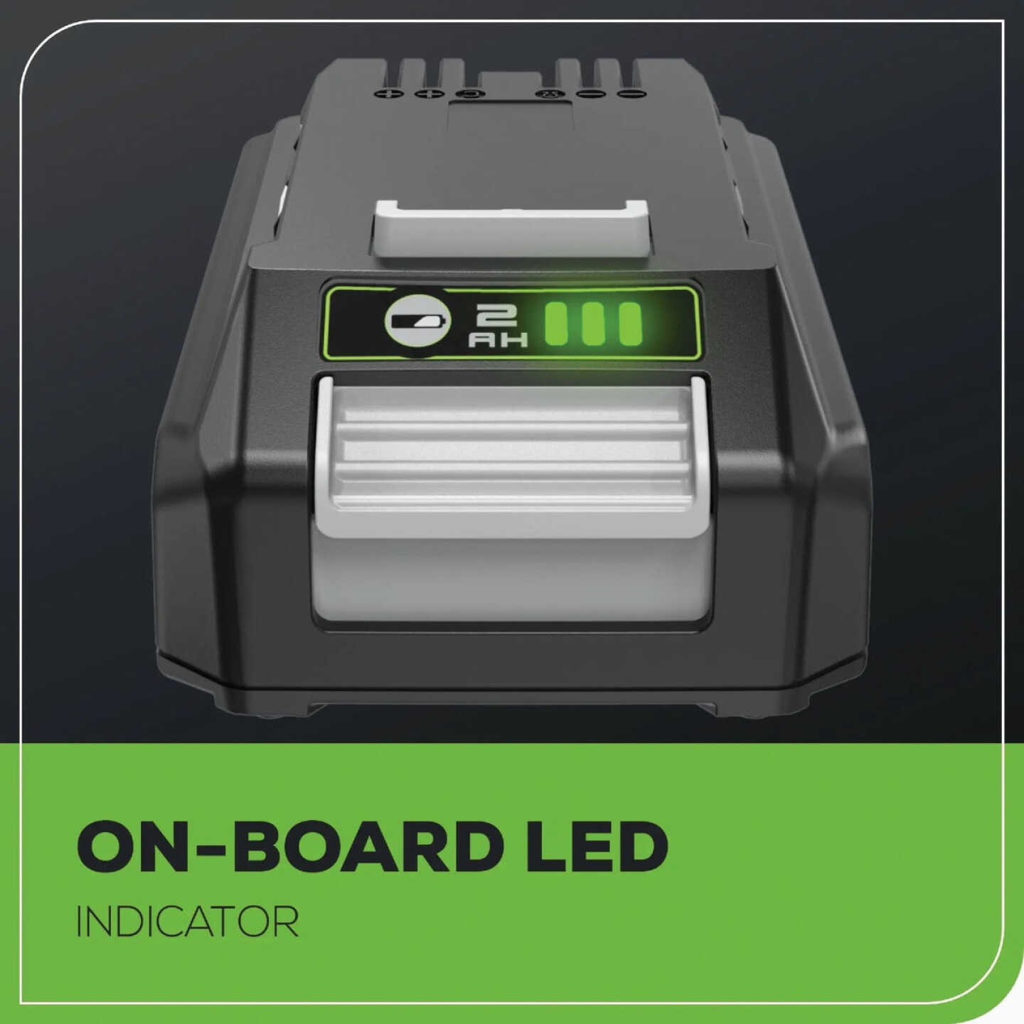 Greenworks 24V 2.0 Ah USB Battery Image 4