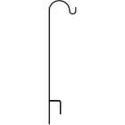 American Gardenworks 65 In. Black Steel Single Hanger Shepherd Hook Image 1