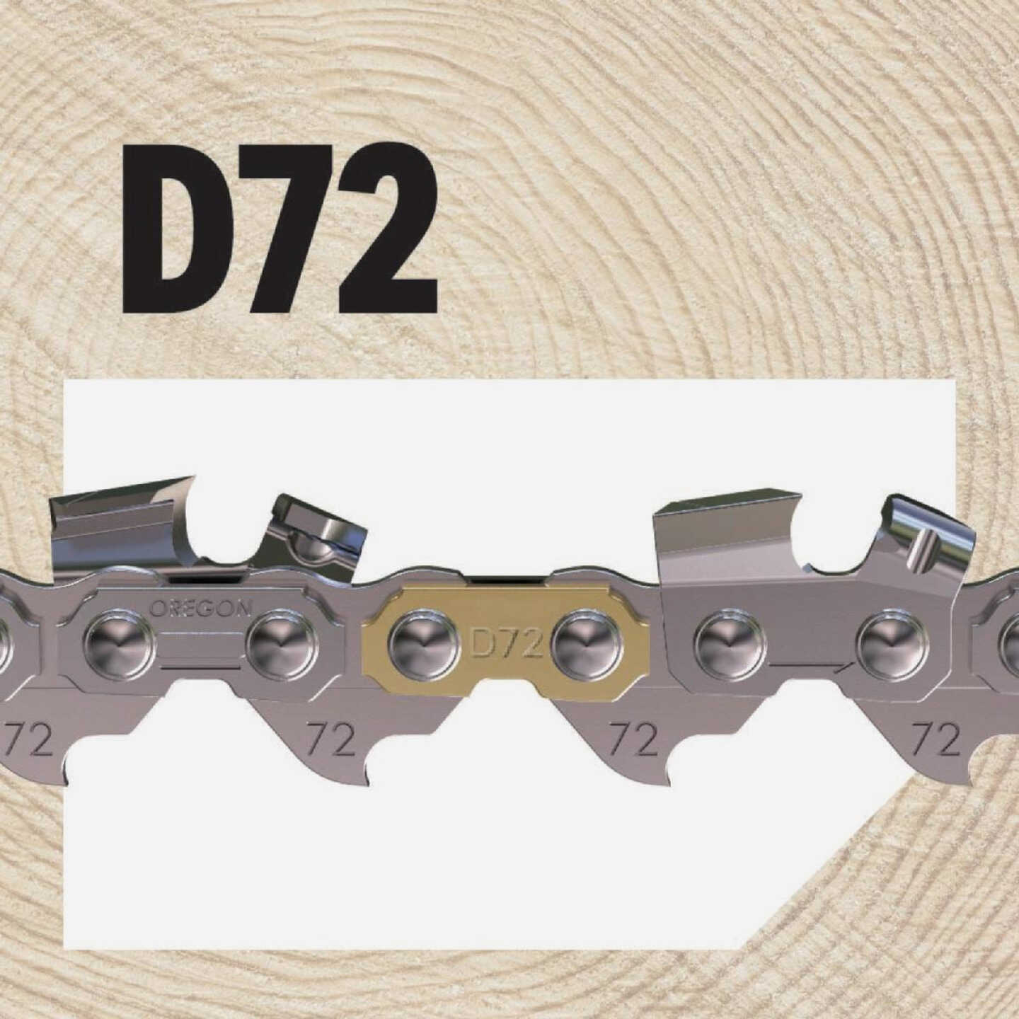 Oregon D72 AdvanceCut Chainsaw Chain for 20 in. Bar -72 Drive Links fits Husqvarna, Stihl, Dolmar, Jonsered and more Image 4