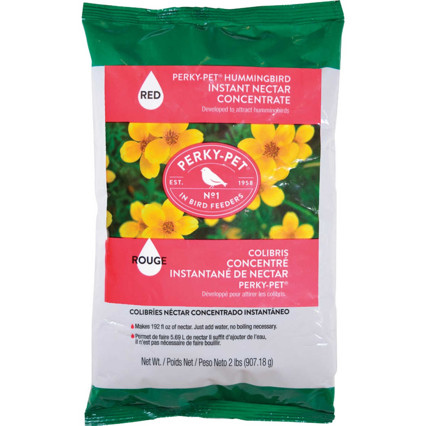 Perky-Pet 2 Lb. Red Powder Concentrate Hummingbird Nectar Image 1