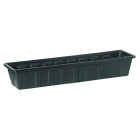 Novelty Poly-Pro 18 In. Polypropylene Hunter Green Flower Box Planter Image 1