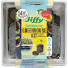 Jiffy 14-Cell Self-Watering Greenhouse Seed Starter Kit Image 1