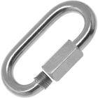Campbell 1/4 In. Polished Cast Stainless Steel Quick Link Image 1
