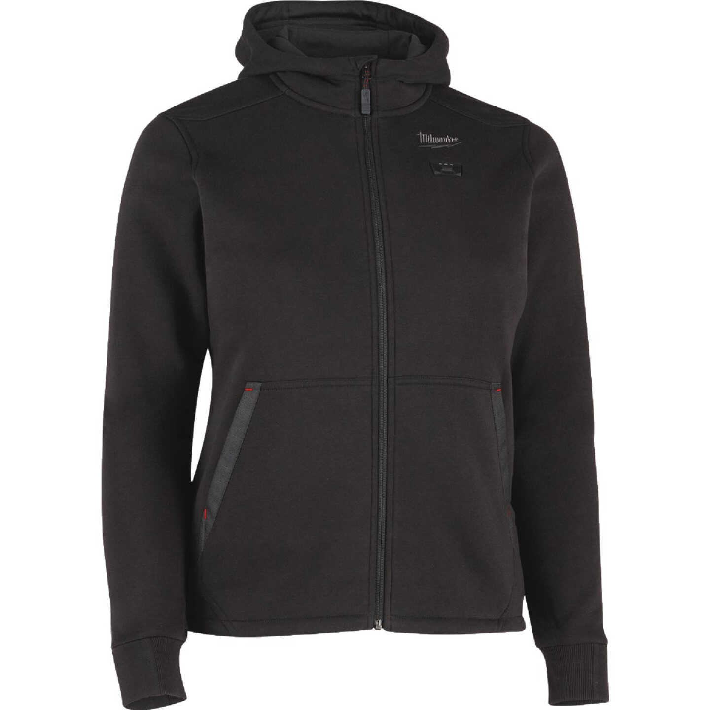 Milwaukee M12 Women's Large Black Full-Zip Heated Hoodie Kit Image 5