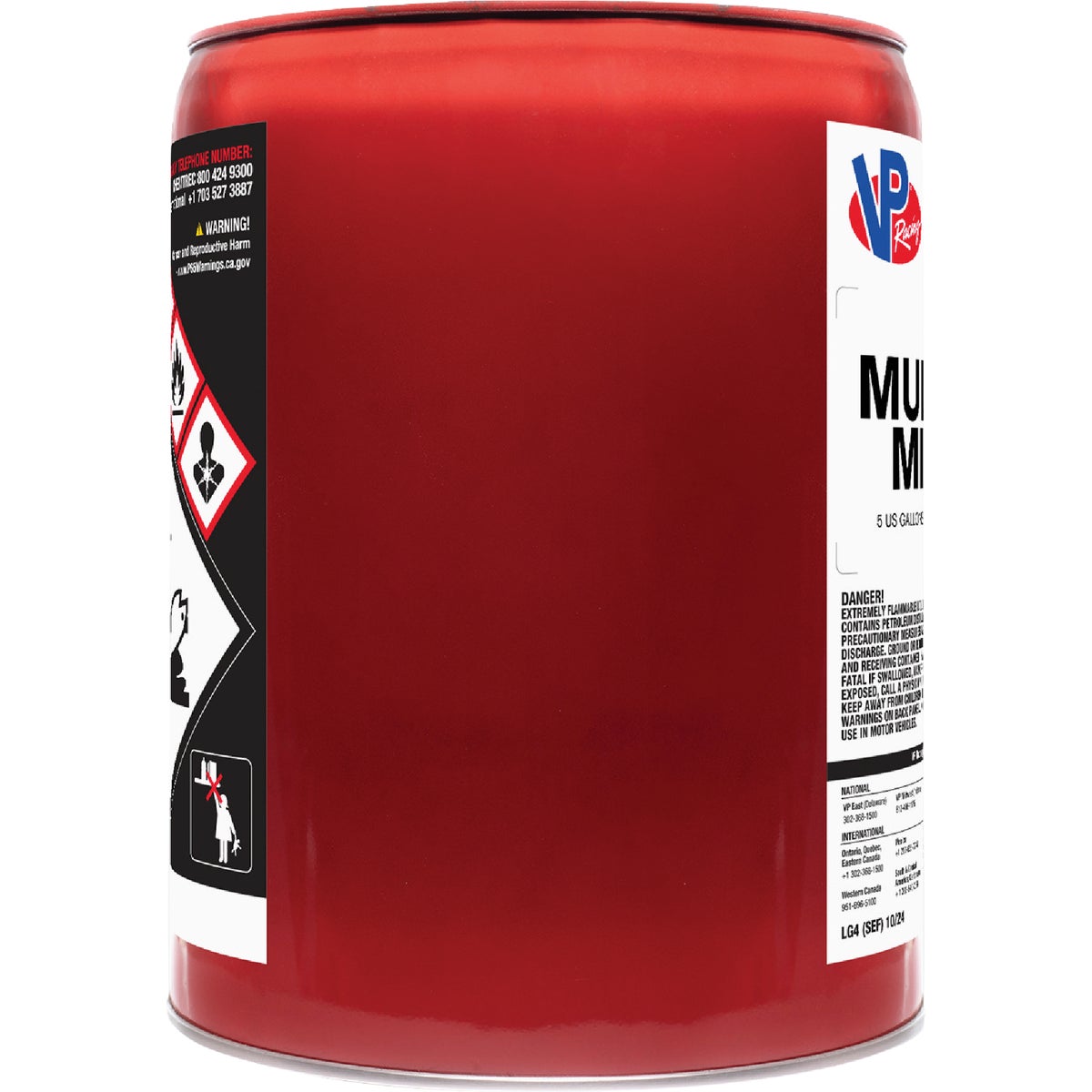 VP Racing Fuels 5 Gal. 40:1/50:1 Ethanol-Free Multi-Mix Gas & Oil Pre-Mix Image 4