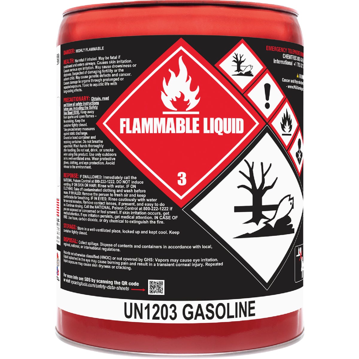 VP Racing Fuels 5 Gal. 40:1/50:1 Ethanol-Free Multi-Mix Gas & Oil Pre-Mix Image 2