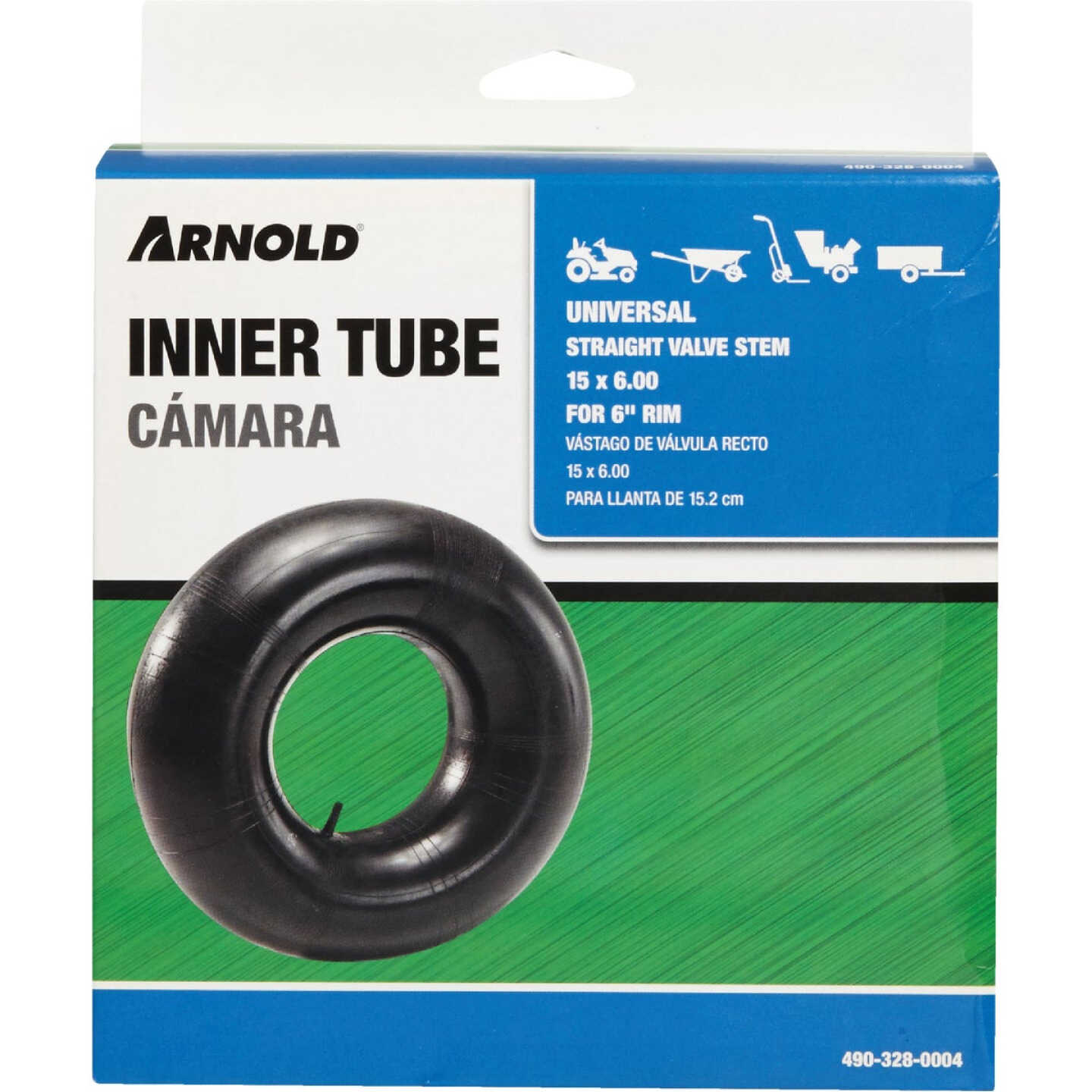 Arnold 15 In. x 6 In. Replacement Lawn Mower Inner Tube Image 2