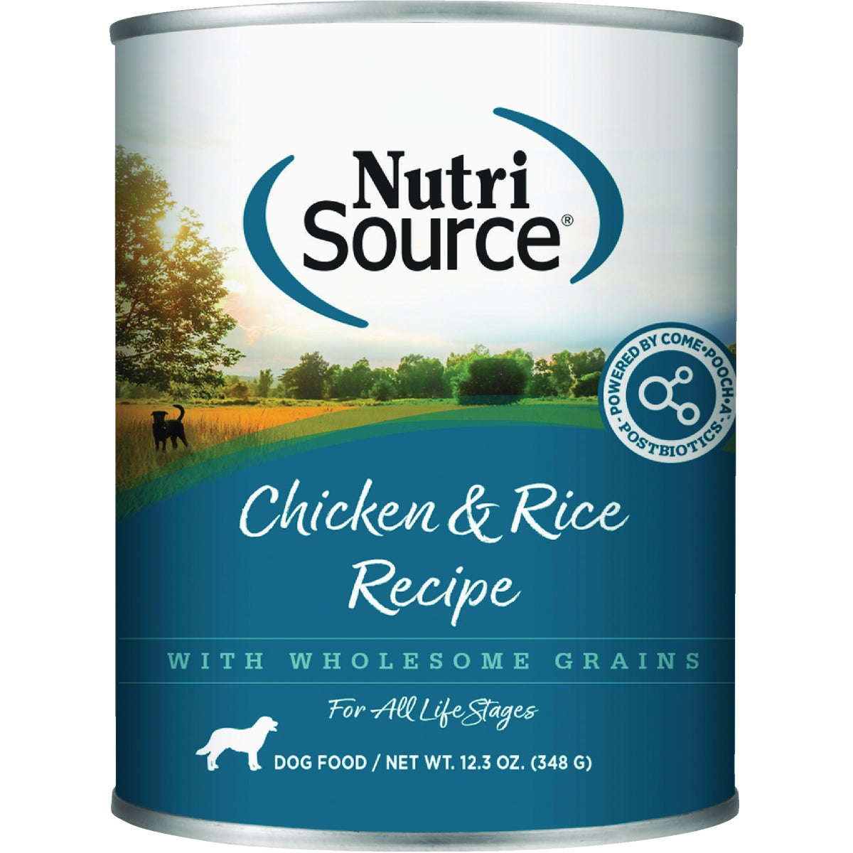 NutriSource 12.3 Oz. Chicken & Rice Recipe Wet Dog Food Image 1