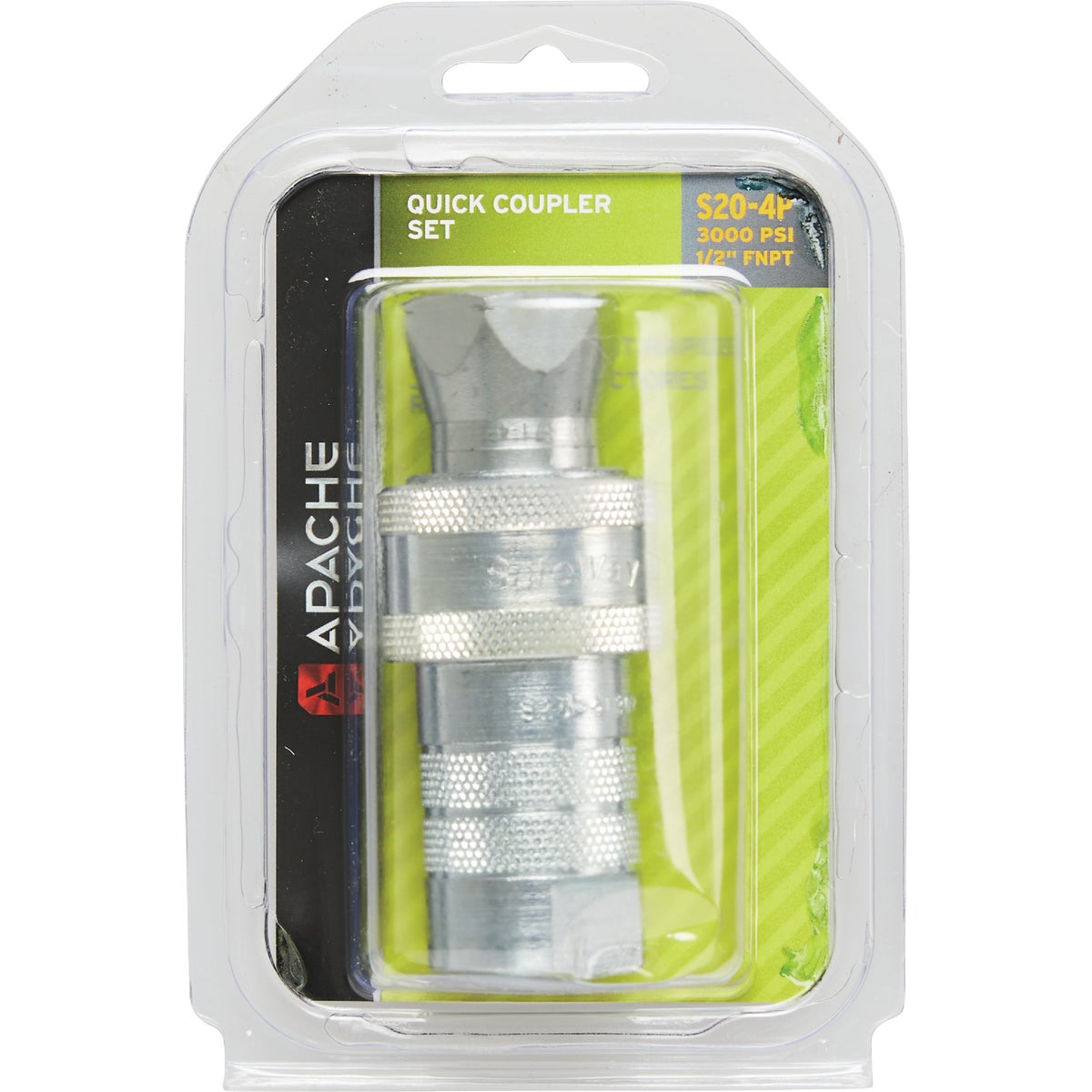 Apache 1/2 In. FNPT Body Coupler Set (Poppet) Image 2