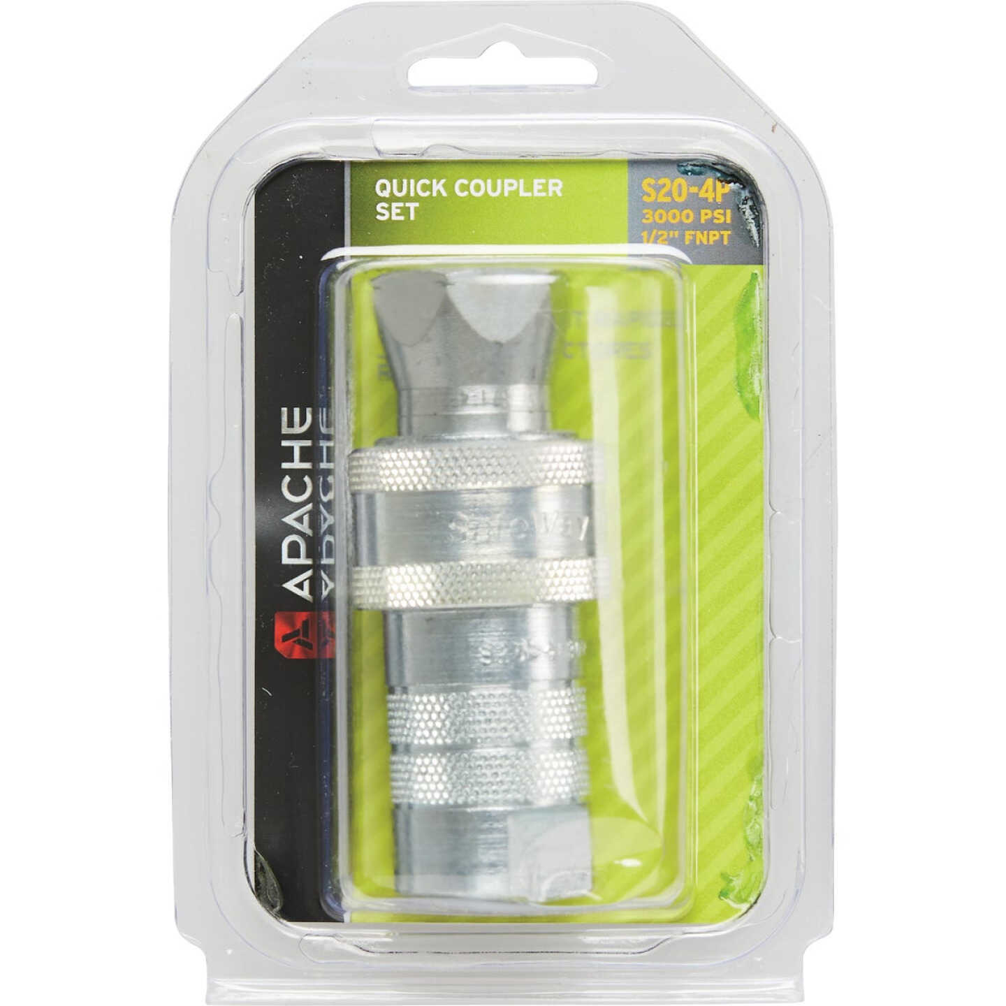 Apache 1/2 In. FNPT Body Coupler Set (Poppet) Image 2