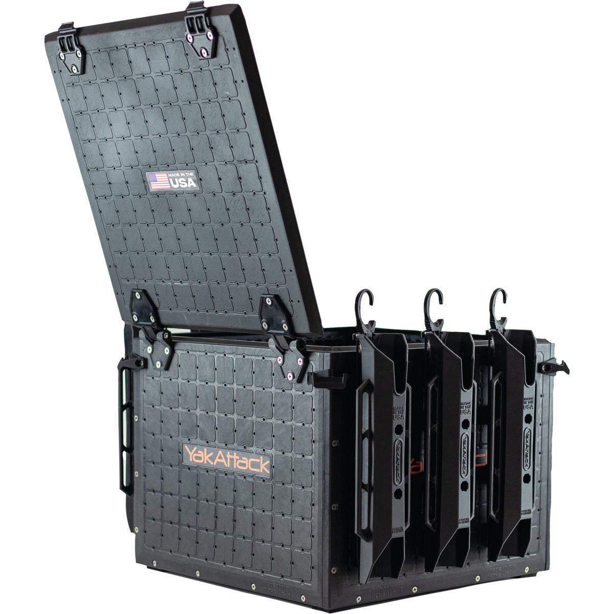 YakAttack BlackPak Pro 16 In. x 16 In. Black Kayak Fishing Crate Image 4